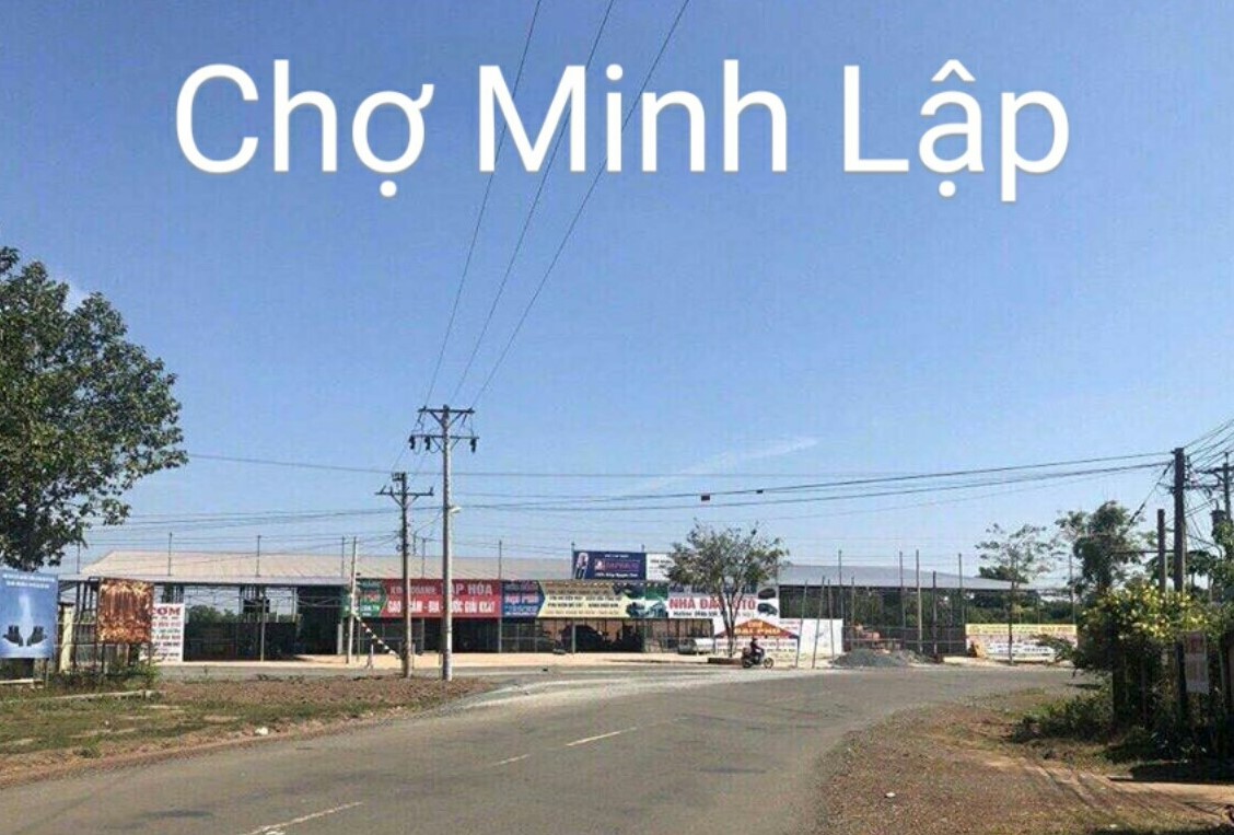Đất Bình Phước giá rẻ mặt tiền đường nhựa Minh Lập tại Chơn Thành