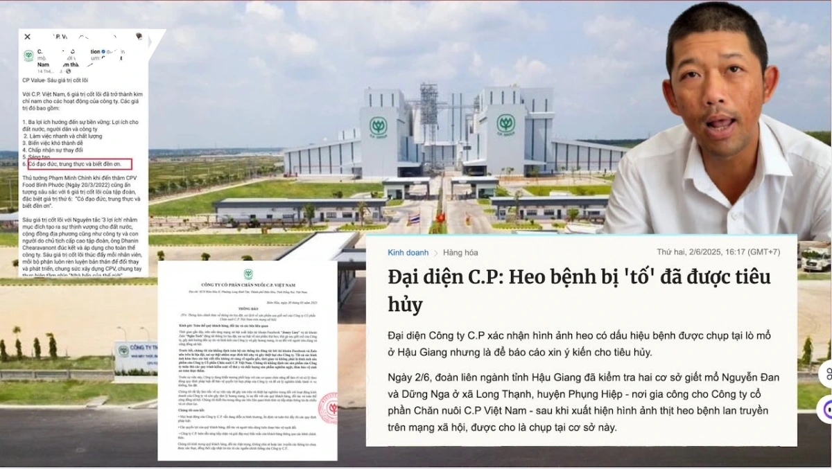 Người tố cáo C.P Việt Nam: “C.P. không nhất quán, thiếu minh bạch”